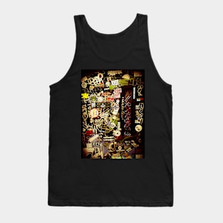 Street Stickers Graffiti Art NYC Tank Top